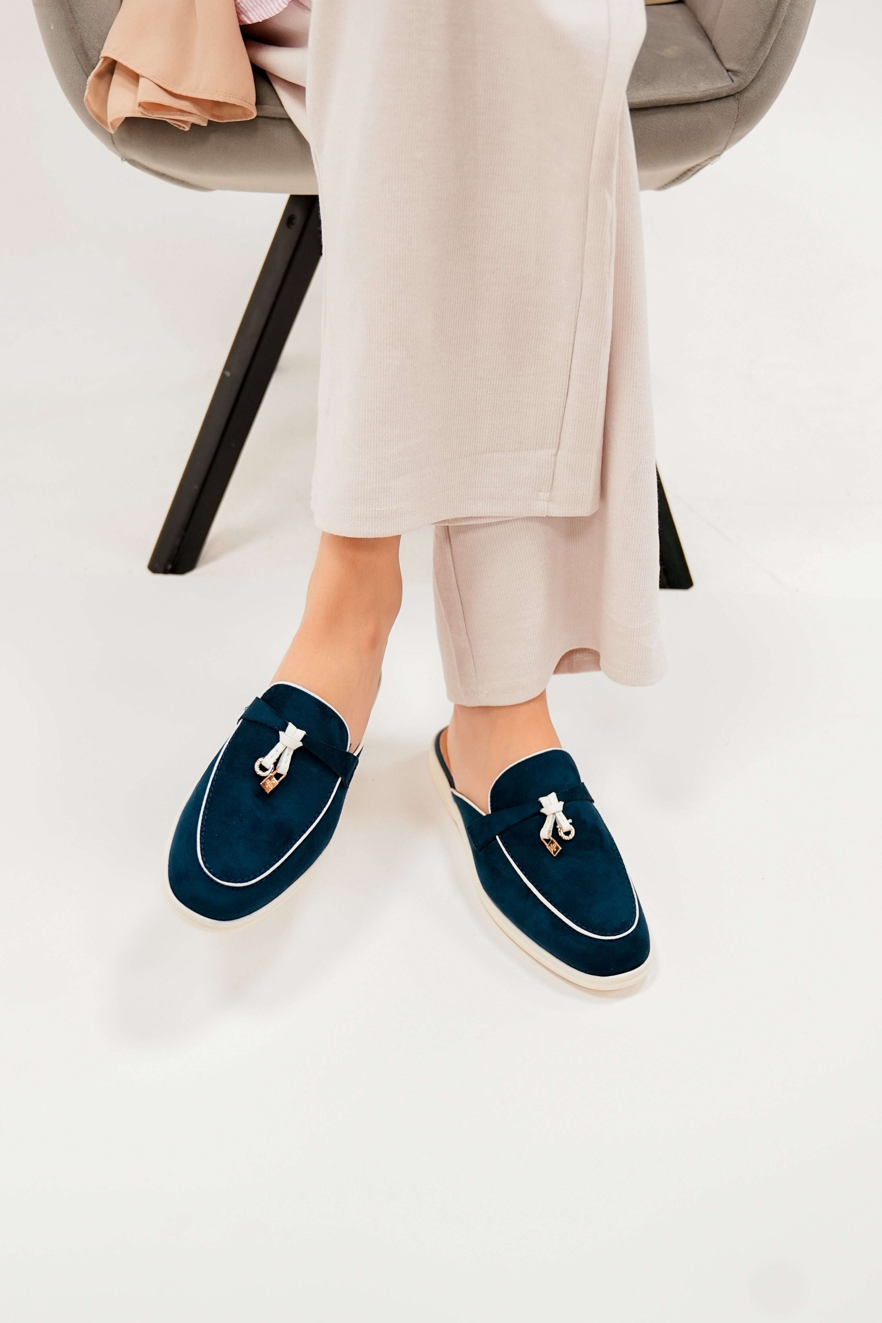 Luna Loafers Navy Blue